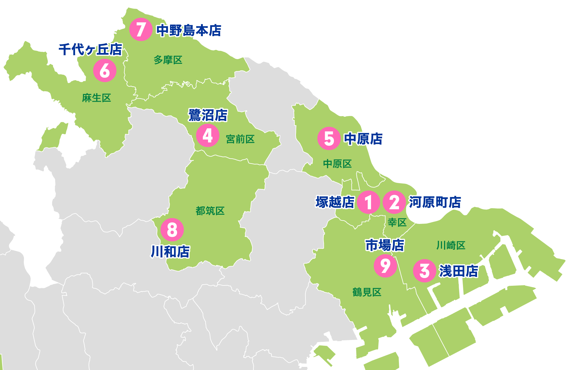 加盟店舗一覧